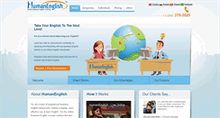 Desktop Screenshot of humanenglish.com